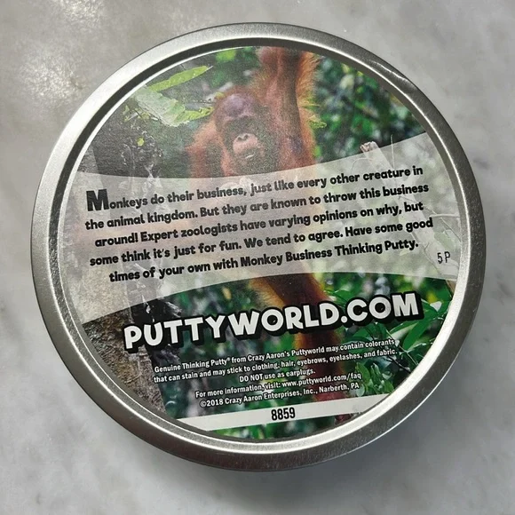 Crazy Aaron's Metallic Thinking Putty - Monkey Business - Picture 2 of 3